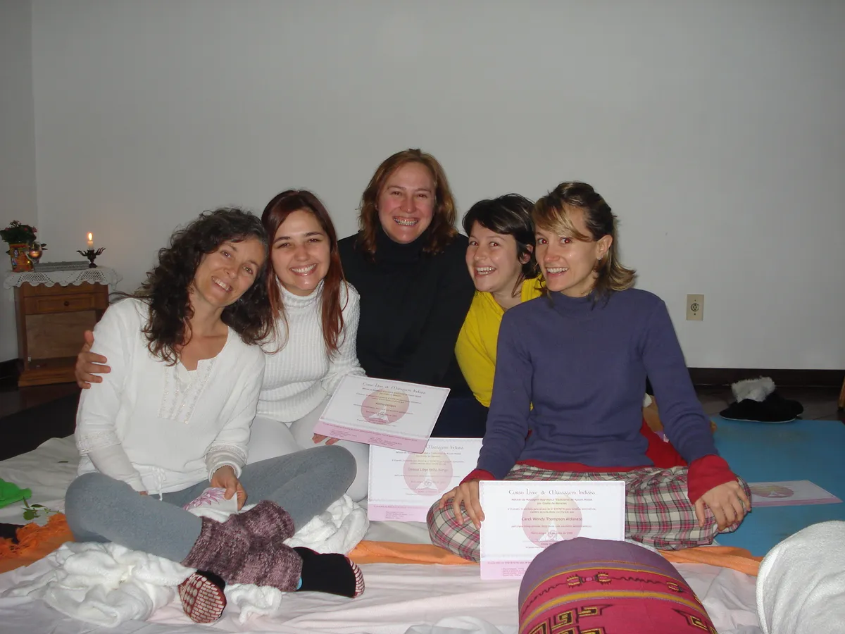 Gisele, Melina, Danusa, Samira e Carol